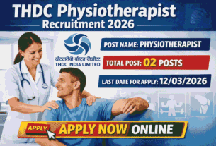 THDC Physiotherapist Recruitment 2026