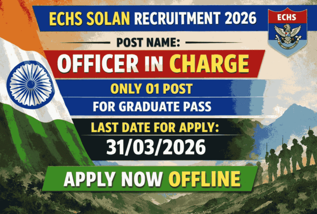 ECHS Solan Recruitment 2026