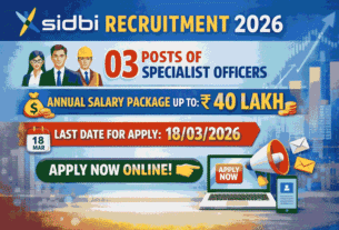 SIDBI Recruitment 2026