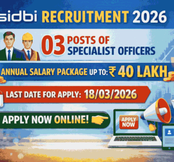 SIDBI Recruitment 2026