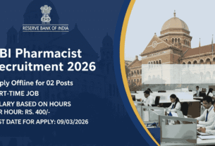 RBI Pharmacist Recruitment 2026
