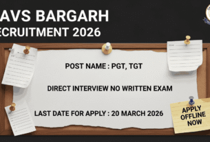 OAVS Bargarh Recruitment 2026