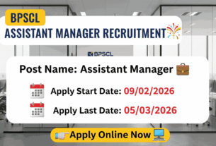 BPSCL Assistant Manager Recruitment