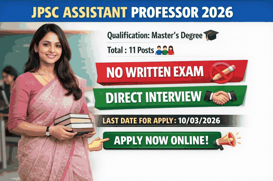 JPSC Assistant Professor 2026
