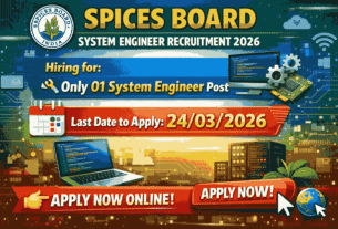 Spices Board Recruitment 2026