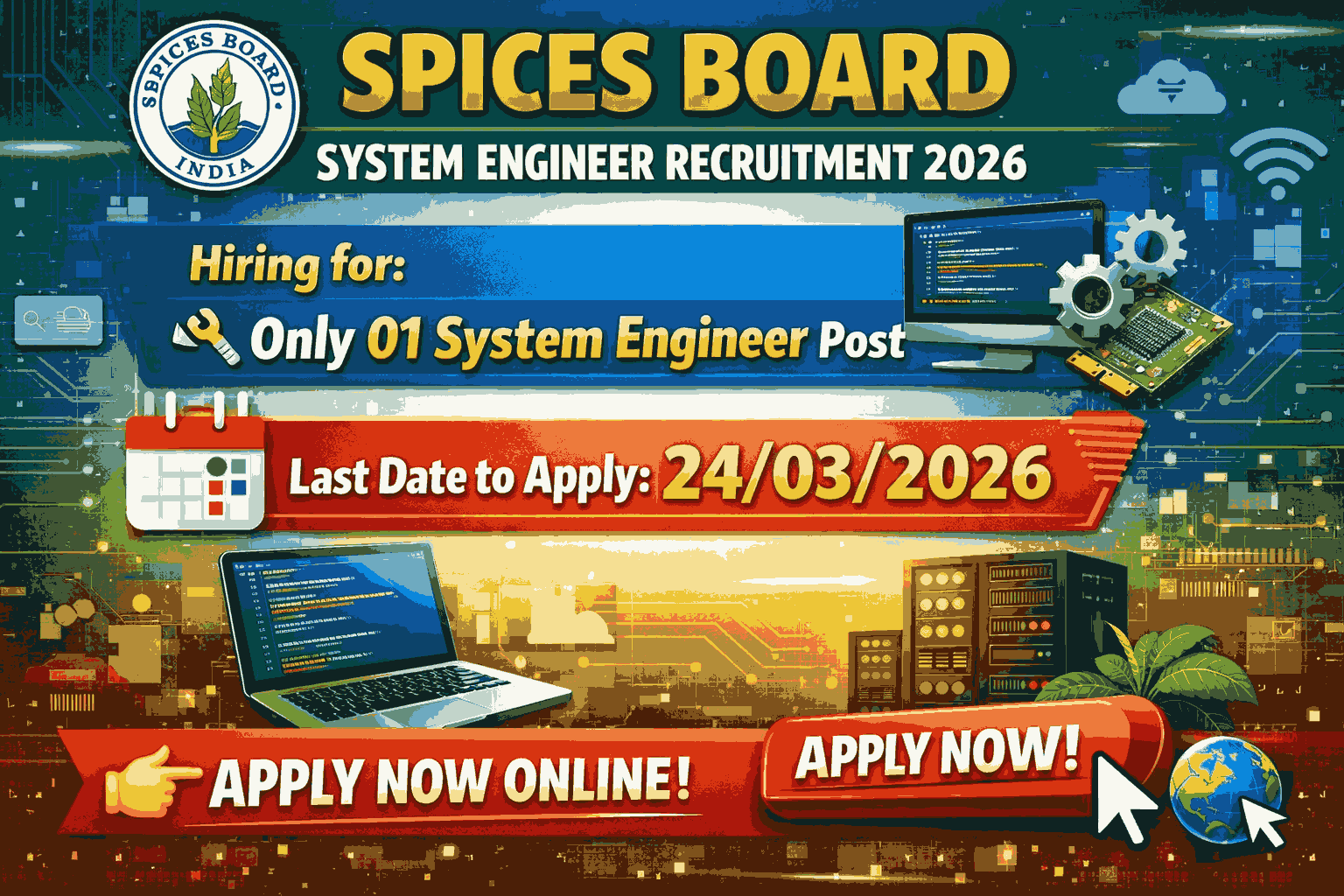 Spices Board Recruitment 2026